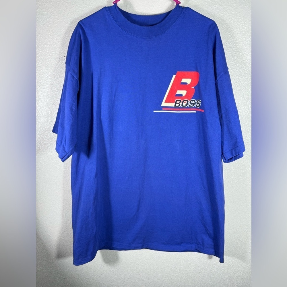 Boss vintage 2002 T-Shirt USA blue size XXL